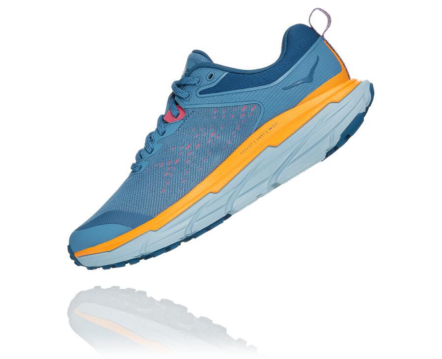 Trail Shoes Womens - Hoka One One Challenger ATR 6 - Blue - OMVBNGW-37